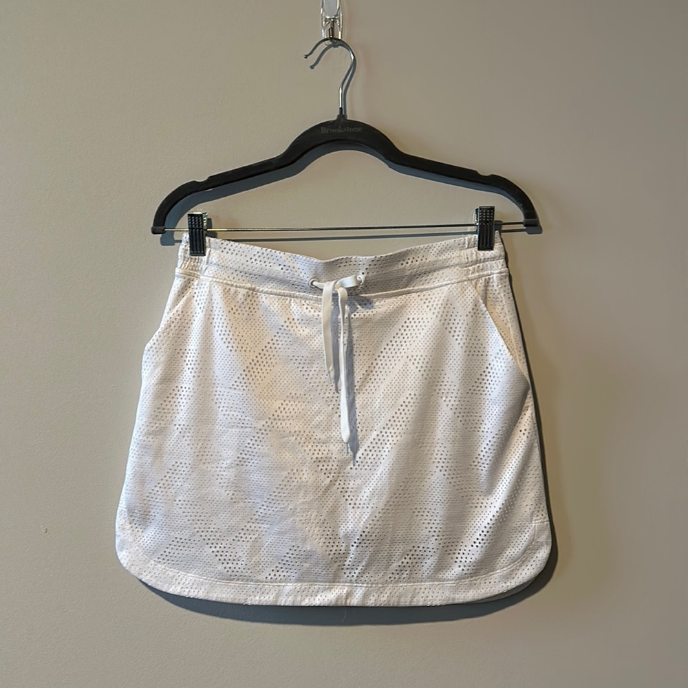 White slazenger golf skort
